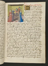 MS Hunter 252 019r oldal a száz új hírből, c.1461-62