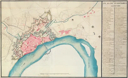 Düsseldorf térképe