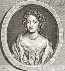 Marie Angélique de Scorailles, 1661 1681. Francia nemesasszony és XIV. Lajos sok szeretőjének egyike. Az 1908-ban megjelent Les Heures Libresből.