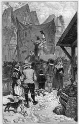 Moliere gyermek a Foire Saint Germainben.