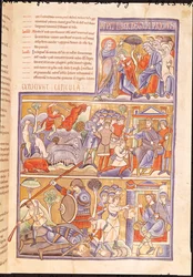 Ms 1 f.93r Dávid története, a Souvigny Bibliából