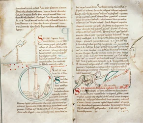 Ms 235 f.32 & 33 Geometry, a Traite dAstronomie-ból