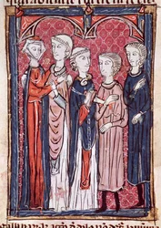 Ms 372 fol.141 An Engagement, Decrets de Gratien