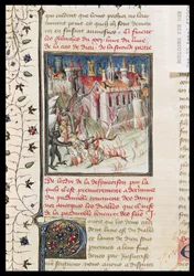 Ms 55 t.2 fol.290v Hell, Hippói Szent Ágoston (354-430) De Civitate Dei-jéből Raoul de Presles fordítása, 1400-50 körül