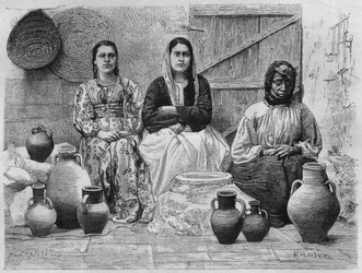 Olajkereskedők Jeruzsálemben, Louis Charles Emile Lortet La Syrie d