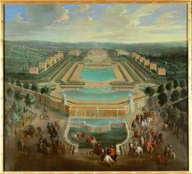A Chateau de Marly, Grand Trianon, Versailles, Franciaország (fénykép)