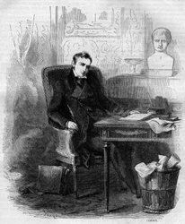 Philippe Paul (Philip-Paul) de Segur (1780-1873), francia diplomata és történész, az orosz hadjárat írója. Metszet 1856-ból.