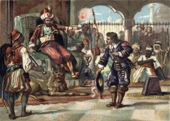 Pierre Porcon de La Barbinais, a fregatt kapitánya Algír hatalma fogságába esett. Elküldte, hogy alkudozzon XIV. Lajos királlyal az algériai francia foglyokkal való bánásmódról és a békeszerződésekről. A király visszautasította a javaslatokat, és a breton 