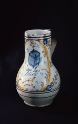 Korsó Vive la Liberte felirattal, 1789 (kerámia)