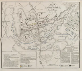 A Waterloo-i csata térképe, Mont St Jean
