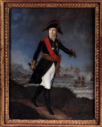 Louis Alexandre Berthier marsall (1753-1815) Anonymous festmény egészalakos portréja