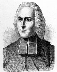 Jean Antoine abbé (Jean-Antoine) Nollet (1700 - 1770), francia fizikus portréja – az „Album de la Science; jeles tudósok; Grandes felfedezések””” 1896.