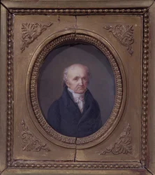 Abraham-Louis Breguet (1747-1823) portréja, 19. század eleje (panel)