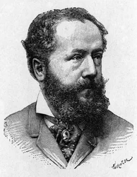 Albert Tissandier portréja, Gaston Tissandier testvére, francia légiközlekedés - az „Album de la Science; jeles tudósok; Nagy felfedezések””” 1896.