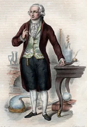 Antoine Laurent de Lavoisier (1743-1794) francia kémikus portréja.