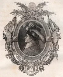 Barthelemy Francois Marie (Marquis) (1747-1830) portréja (Balthazar Francois, Barthelemy márki) - metszet Maurice La Charest „” Nouvelle Nationale Encyclopedia”-jába – 1870 -