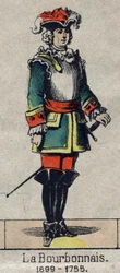 Bertrand Francois Mahe, Comte de LA BOURDONNAIS (1699 - 1755), francia tengernagy portréja Epinal képe a 19. század végéről.