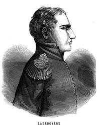 Charles Angelique Francois Huchet de La Bedoyere portréja (Labedoyere