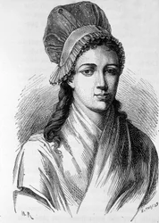 Charlotte Corday (1768-1793) portréja – Henri Martin „Franciaország története” című filmjében