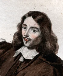 Claude Perrault (1613-1688) francia építész, orvos és anatómus portréja.