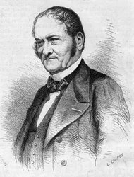 Dr. Jules Cabarrus (1801-1870) francia orvos portréja. Metszet a „” Le Monde Illustré”” 685. számában, 1870. május 28-án.