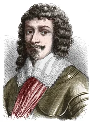 II. Henrik Montmorency (Montmorenci) herceg portréja (1595-1632) Metszet a 19. század végéről