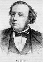 Ernest Picard francia politikus (1821-1877) portréja