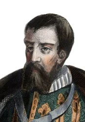 Francois I de Lorraine (1519-1563), Guise hercege, Aumale hercege, francia katona és politikus portréja.