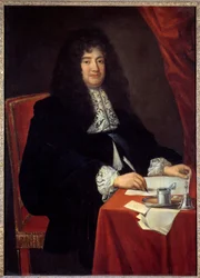 Francois Michel Le Tellier, de Louvois márki (1639 - 1691), francia politikus portréja. 17. századi névtelen festmény. Versailles-i Múzeum.