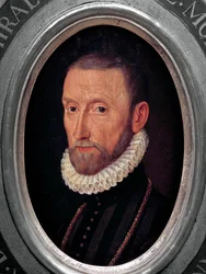 Gaspard de Coligny francia admirális (1519-1572) portréja A francia iskola festménye