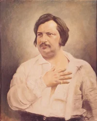 Honore de Balzac (1799-1850) portréja dagerrotípia után