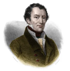 Jacques-Antoine (Jacques Antoine) Manuel (1775-1827) francia jogász és politikus portréja. Louis de Cormenin Timon „” Beszélők könyvében”. 1842. Magángyűjtemény.