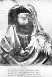 Jean-Francois Champollion (1790-1832) portréja keleti viseletben