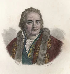 Jean Antoine (Jean - Antoine) Chaptal, Chanteloup grófja (1756-1832), francia kémikus és politikus portréja. A „” Hasznos férfiak portréiban””
