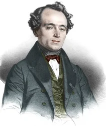 Jean Baptiste (Jean-Baptiste) Andre Dumas (1800-1884) francia kémikus portréja.