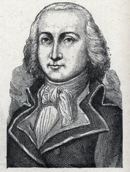 Jean Baptiste Cyrus Adelaide de Timbrune de Thiembronne dit Valencia, valenciai gróf és a francia forradalom tábornoka (1757-1822) portréja. Metszet 1889-ből. Magángyűjtemény.