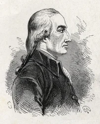 Joseph Black (1761 - 1799), brit fizikus és kémikus (a magnézia felfedezése) portréja - a Tudományos Albumban; jeles tudósok; Nagy felfedezések””” 1896.