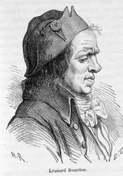 Leonard Bourdon (1754-1807) francia politikus portréja - Henri Martin "L