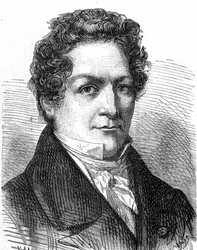 Louis Jacques Thénard (1777 - 1857) francia kémikus portréja – az „Album de la Science; jeles tudósok; Nagy felfedezések””” 1896.