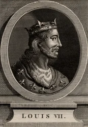 VII. Lajos portréja