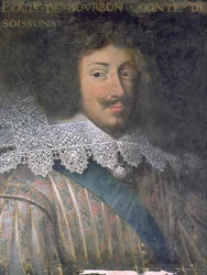 Bourbon Lajos (1604-41) Soissons gróf portréja