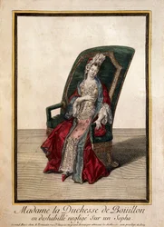 Marie Anne Mancini portréja (18. századi metszet)