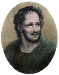 Mathurin Regnier francia költő (1573-1613) portréja - Mathurin Regnier (1573-1613) francia szatirikus portréja, Metszet