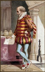 Maximilian de Bethune, de Rosny báró, Sully hercege (1560-1641), francia politikus portréja.