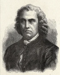 Pierre Charles Le Monnier francia csillagász (1715 - 1799) portréja - az Album de la Science című kiadványban; jeles tudósok; Nagy felfedezések””” 1896.