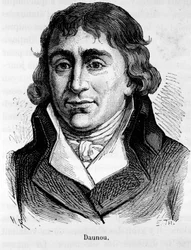 Pierre Claude Francois Daunou francia politikus és történész (1761-1840) portréja – Henri Martin „L