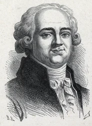 Pierre Louis Manuel francia politikus (1751-1793), Seine megye képviselője a Nemzeti Konventben. Metszet 1889-ből. Magángyűjtemény.