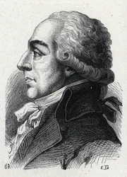 Pierre Louis Roederer (1754-1835) francia jogász és politikus portréja. Metszet 1889-ből. Magángyűjtemény.