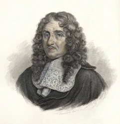 Pierre Paul de Riquet (1604-1680) francia mérnök portréja. a „Hasznos férfiak portréi” című részben