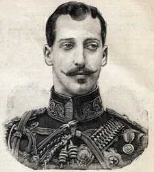 Albert Victor herceg (1864-1892), Clarence és Avondale hercegének, valamint Viktória angol királynő unokájának portréja, a Le Petit Parisien francia újságból